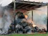 Bild - Strohballen Brand in Schinkel – rund 100 Feuerwehrleute im Einsatz