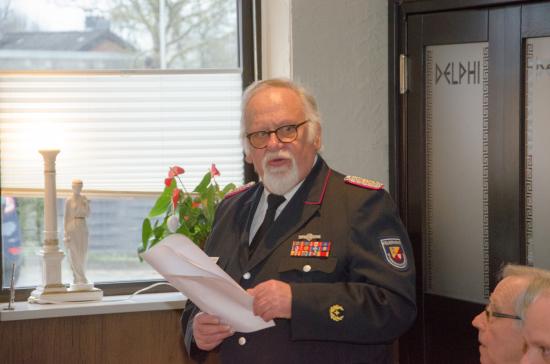 Bild - Hans Lohmeyer wurde auf der Jahreshauptversammlung der Ehrenmitgliedervereinigung im Amt bestätigt