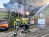 Bild - Feuer in Lagerhalle löst Großeinsatz aus – 150 Feuerwehrkräfte im Einsatz