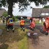 Bild - Gefahrstoffeinsatz nach Brand in Padenstedt