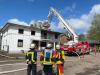 Bild - Feuer in Wohngebäude - großer Einsatz in Arpsdorf
