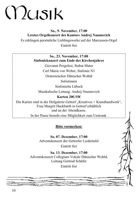 Konzert: Sinfoniekonzert zum Ende des Kirchenjahres, Andrej Naumovich