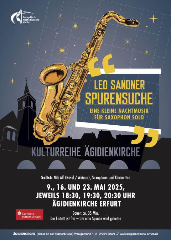 SPURENSUCHE - Konzert für Saxophon solo
