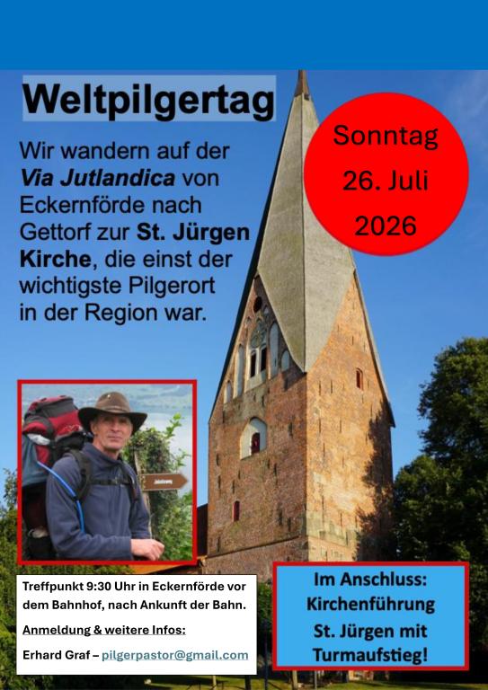 Weltpilgertag mit anschließender Kirchenführung + Turmaufstieg, St. Jürgen-Kirche zu Gettorf