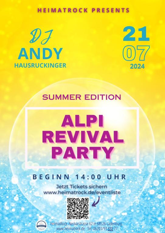 Alpi Revival Party summer edition