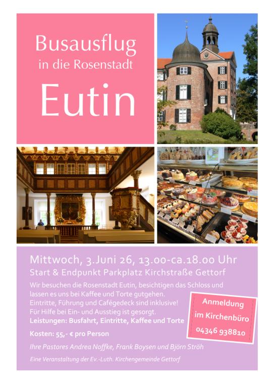 Busausflug in die Rosenstadt Eutin