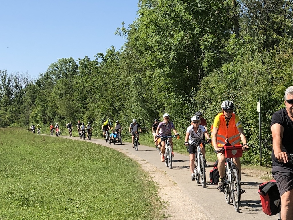 Auftaktfahrt zur Aktion Stadtradeln in Schondorf