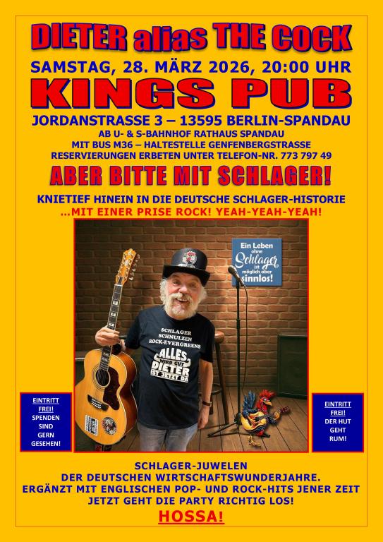 ABER BITTE MIT SCHLAGER - RETRO-SCHLAGER MIT DIETER alias THE COCK