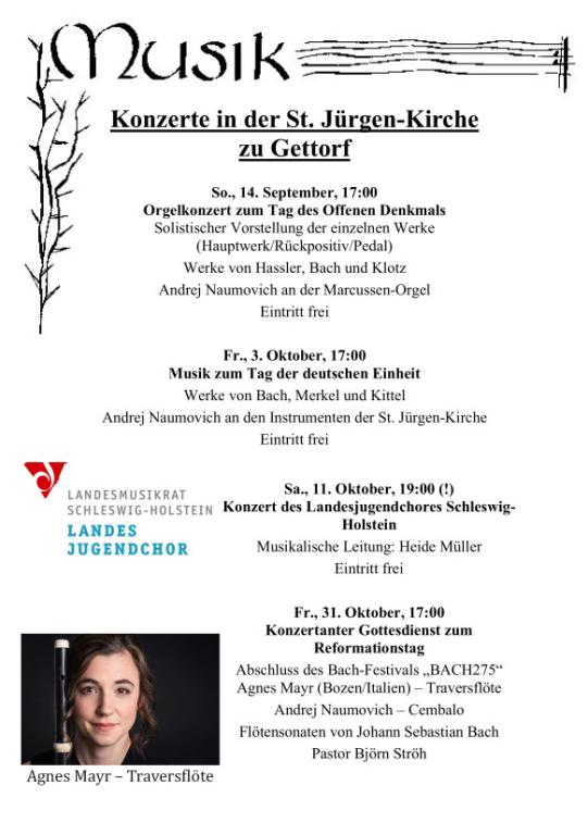 Konzert: Orgelkonzert zum Tag des Offenen Denkmals, Andrej Naumovich