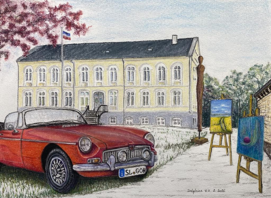Oldtimer & Kunst auf Gut Oestergaard