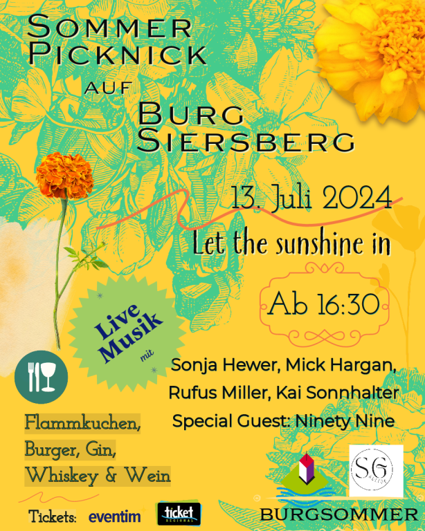 Sommer Picknick auf der Burg Siersburg