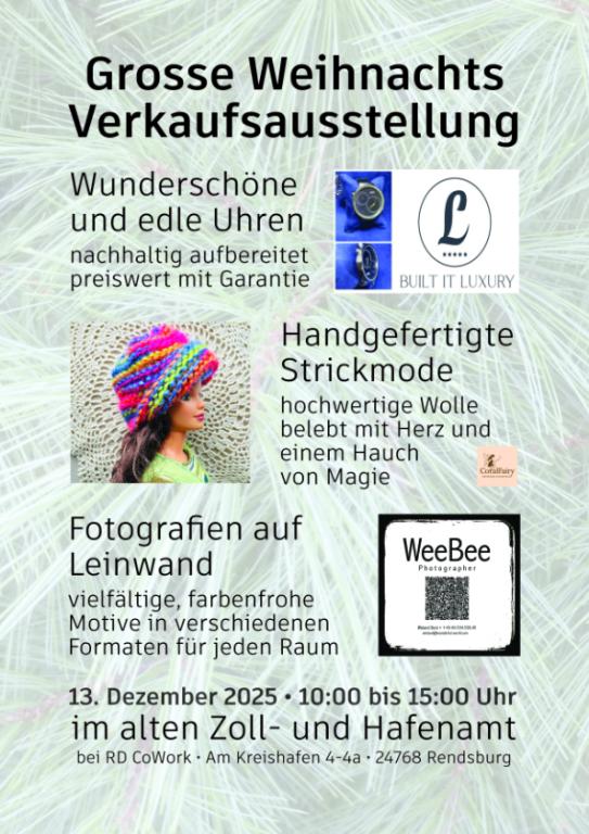 Grosse Weihnachtsverkaufs-Ausstellung