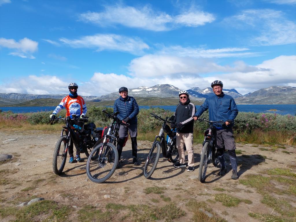 Die Tourteilnehmer in Norwegen.
