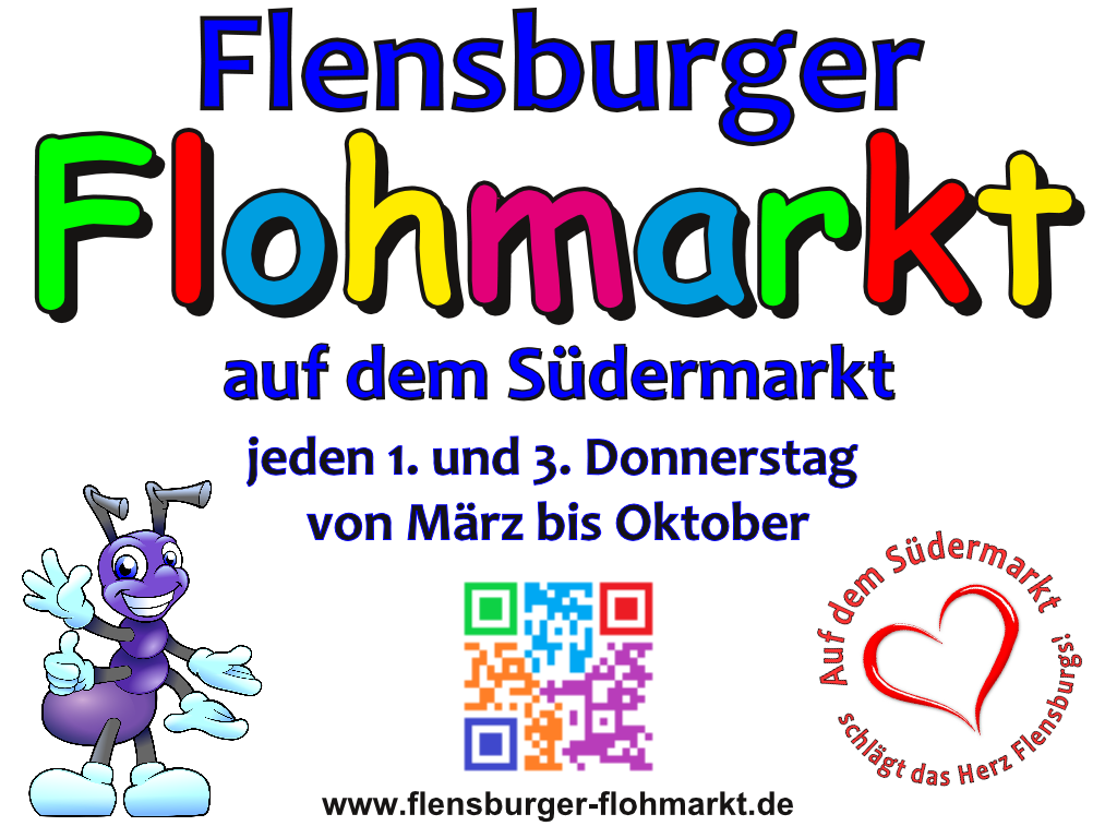 Flensburger Flohmarkt auf dem Südermarkt