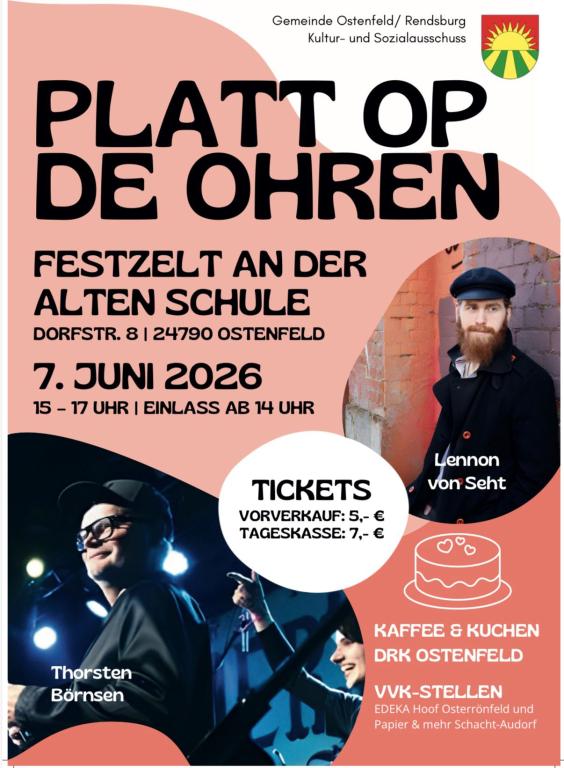 Plattdeutscher Nachmittag in Ostenfeld: Platt op de Ohren