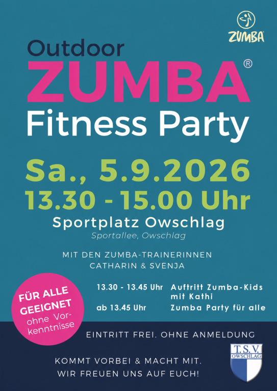 Outdoor Zumba Fitness Party in Owschlag